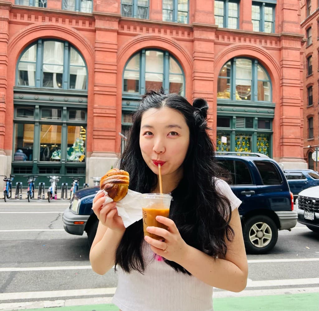 Outdoor portrait on a city street