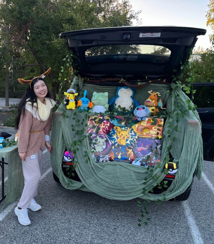 Pokémon Trunk or Treat display